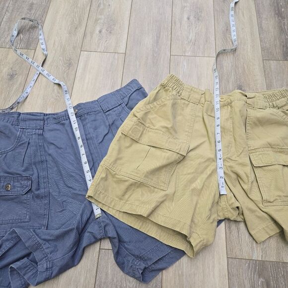Red Head Men's Shorts 2 Pair Cargo Tan And Blue Size 40 - Picture 10 of 10